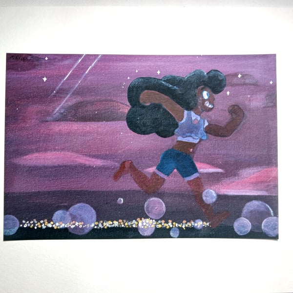 Steven Universe Stevonnie Canvas painting Print A5