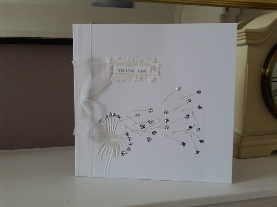 Dandelion thank you card