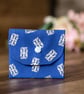 Handmade Coin Purse, Wallet Card Holder, Mini Wallet-Blue Flag Design-CP19