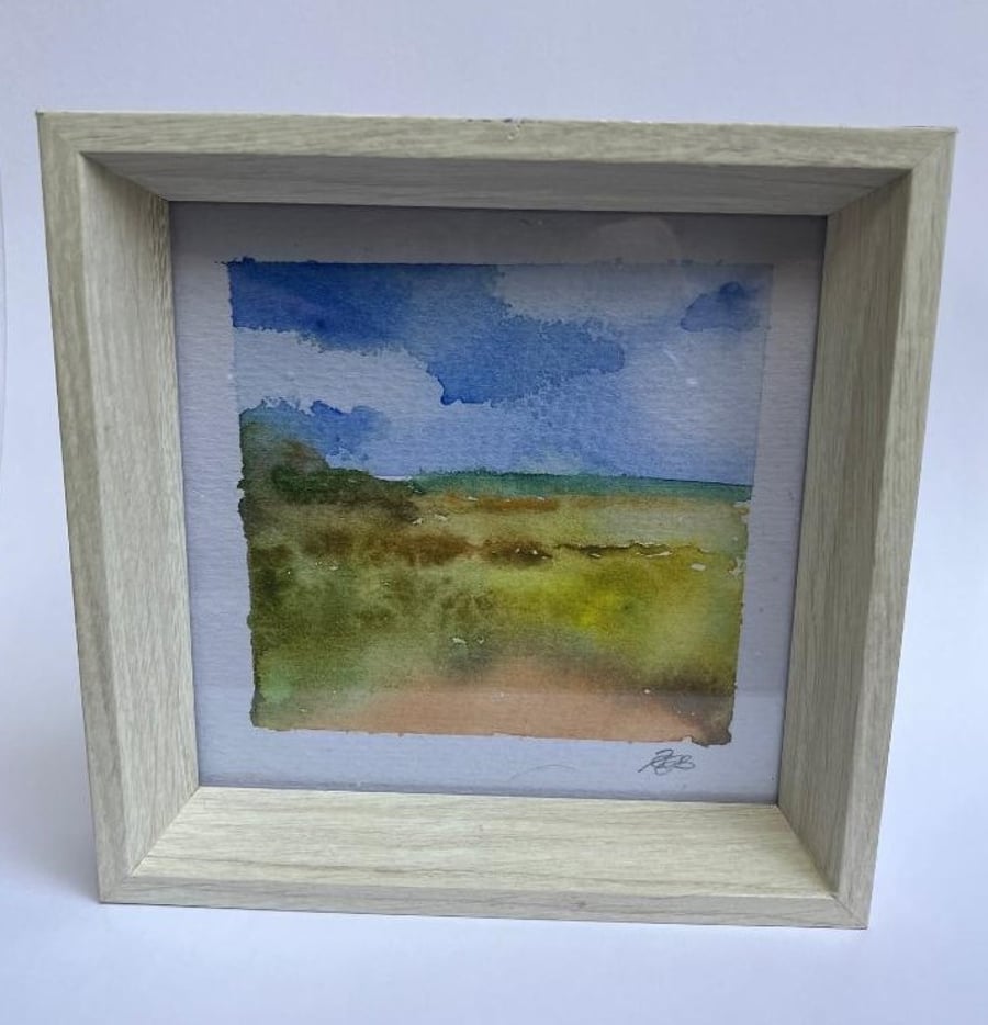 Bradwell On Sea Watercolour Miniature Original