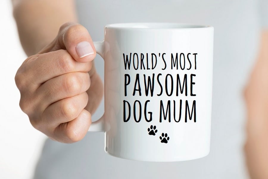 Mother's day gift from the dog, Personalised mothers day mug from the dog, mug f