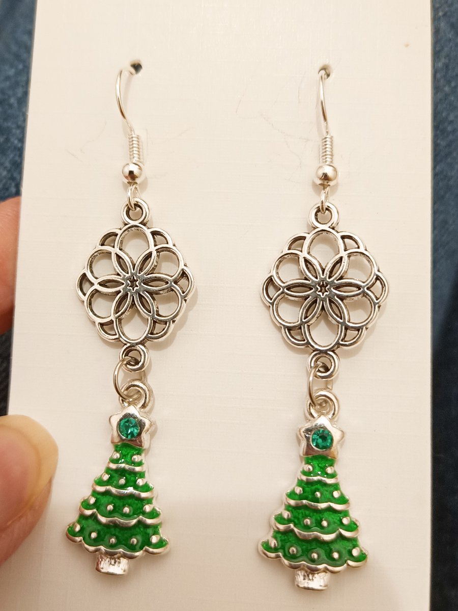 Christmas Tree Earrings