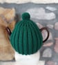 Medium Tea Cosy for 6 Cup, 1.1 lt Tea Pot, Hand Knitted, Brown Betty Compatible - Image 1