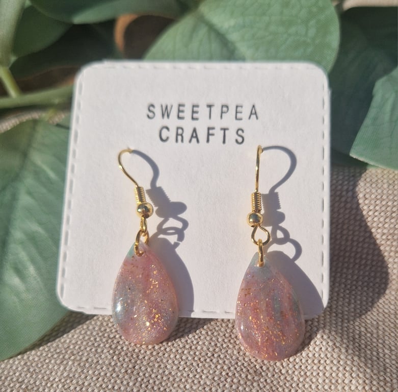 Polymer Clay Earrings: Pretty Pastels