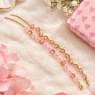 Beaded Flower Bracelet Daisy Bracelet Floral Bracelet Seed Bead Bracelet 