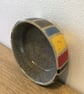 SMALL STRIPED CERAMIC HAND THROWN DISH - Image 3