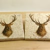 Marble 'Stags' Coasters