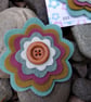 Felt Flower Brooch 