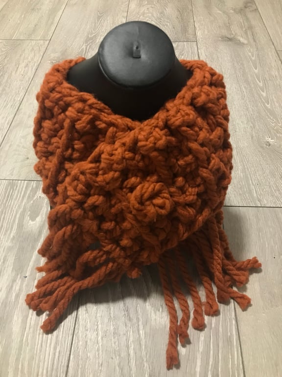 Handmade crocheted scarves 