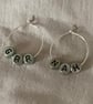 ‘Grr Nah’ hoop earrings