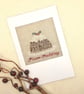 A Christmas Pudding Petit Point Card - Image 1