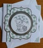 Good Luck Card - Four Leaf Clover Bear and Cat - Image 1