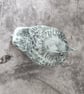 Little Bird Sculpture, Grey Green Baby Fledgling Ornament - Image 6