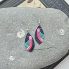 Recycled tin earrings 