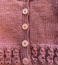 Baby cardigan with patterned border - Image 7