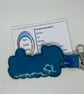 Embroidered Uncle keyring  - Image 2
