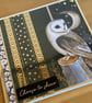 Owl & Moon Blank Greeting Card  “Choose to Shine” - Image 5