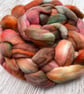 Merino Hand Dyed Spinning Fibre Autumn Dawn 100g - Image 3