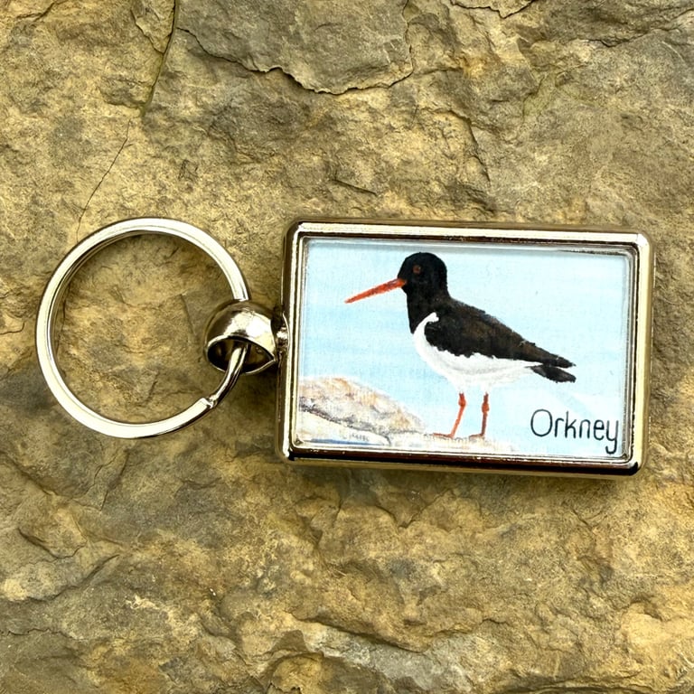 Oystercatcher Keyring