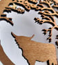 Small Highland Cow under the Trees - Wooden wall hanging - Image 6
