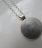 Screen Printed Polymer Clay Pendant Necklace - Image 3