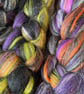 100g Blended, Combed Wool Tops for Spinning or Felting - Trick or Treat