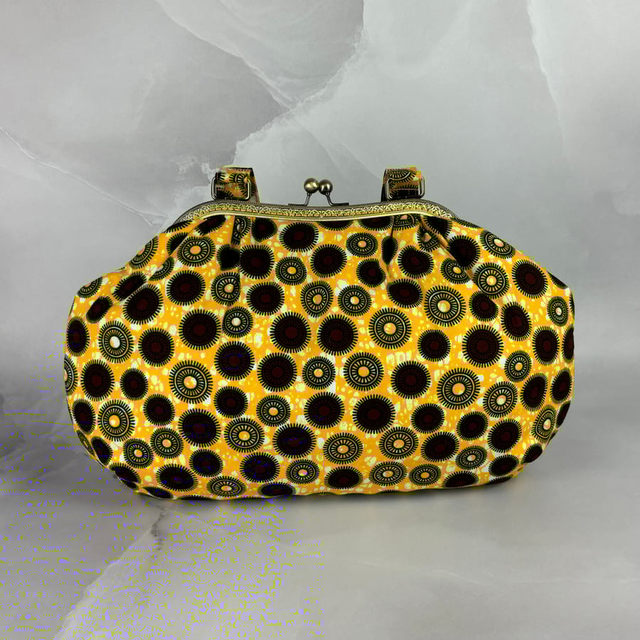 Large yellow purse sales