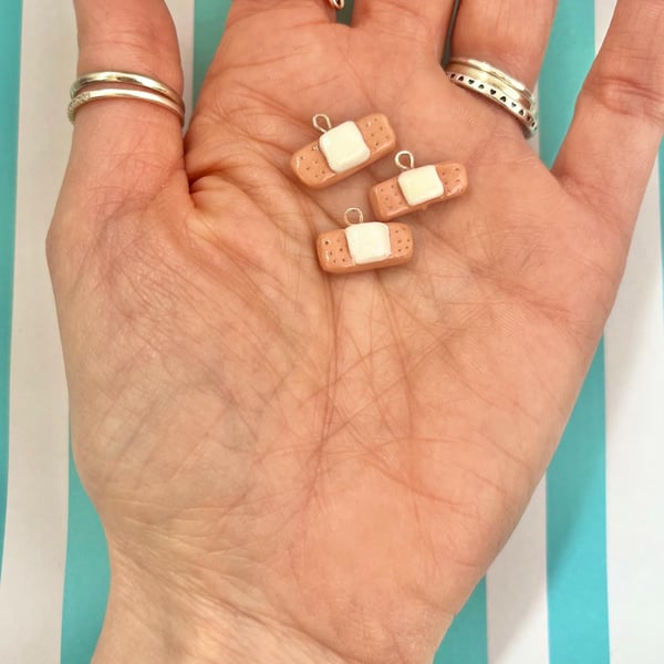 Mini plaster charms Handmade Air-Dry Clay Miniature, HandmadeWithLove, Miniature