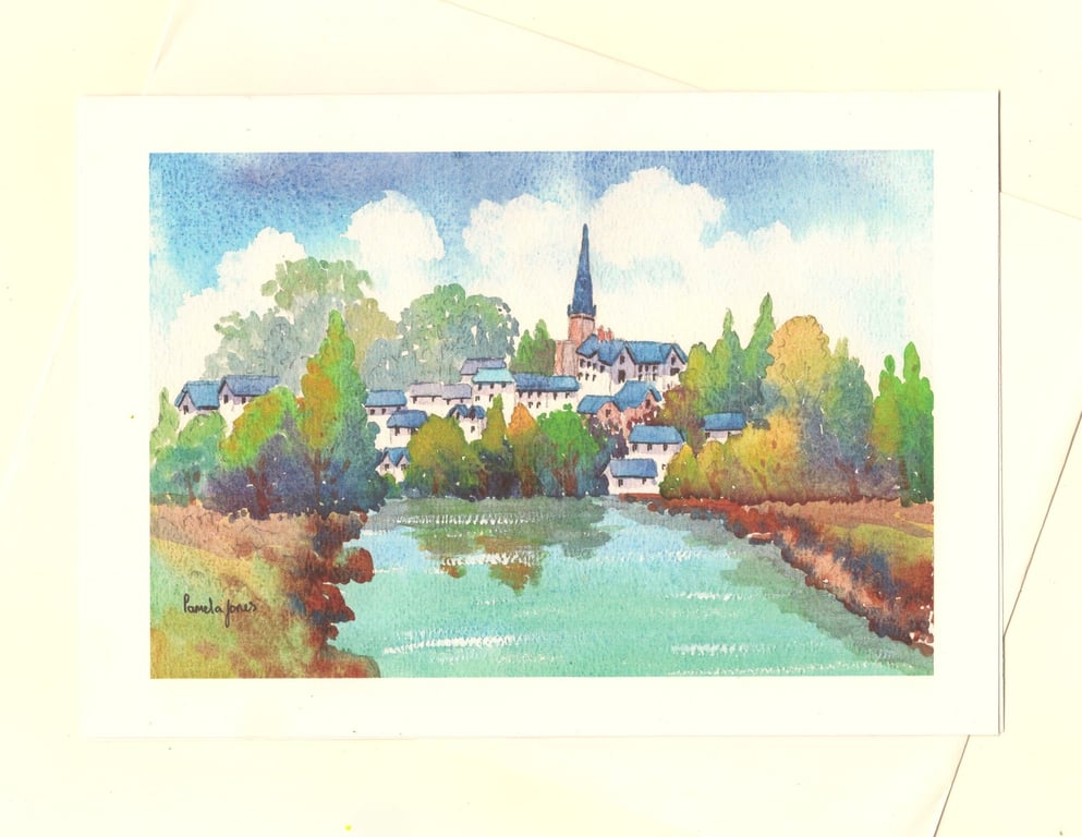 Ross On Wye, Greeting Card, Blank inside, For Any Occasion, Size A5