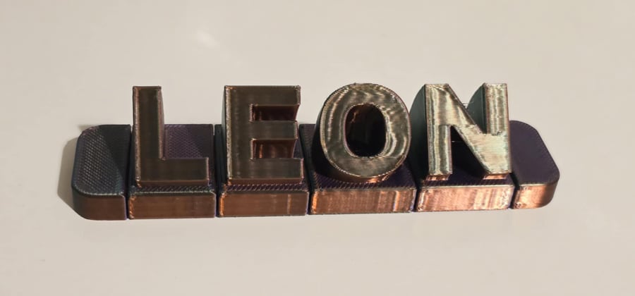 Custom 3D Printed Name – Personalized Desk Name Sign or Gift