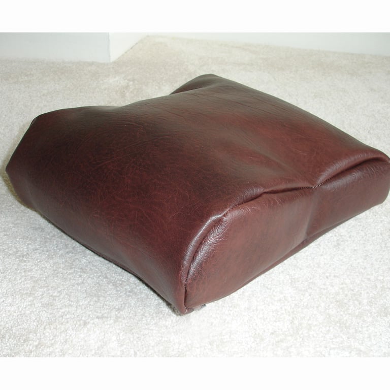 Neck Pillow Cover Tattoo Beauty Parlour Vegan Leather Brown Tempur Original