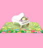 White Grand Piano 3D Pop Up Card – Music Lover Greeting Card