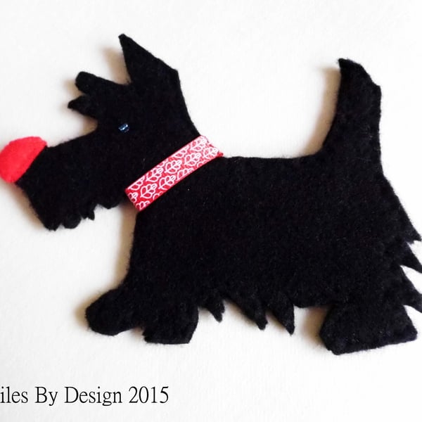 Scottie Dog Bookmark - Stationary - Bookworm - Reading- Novelty - Gifts - Animal