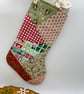 Patchwork Christmas stocking - Image 1