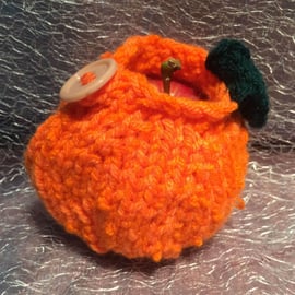 Knitted Orange Cosy