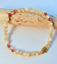 Mother Of Pearl Bracelet, Zircon & Crystal, Bridesmaid Gift, Summer Jewellery - Image 1