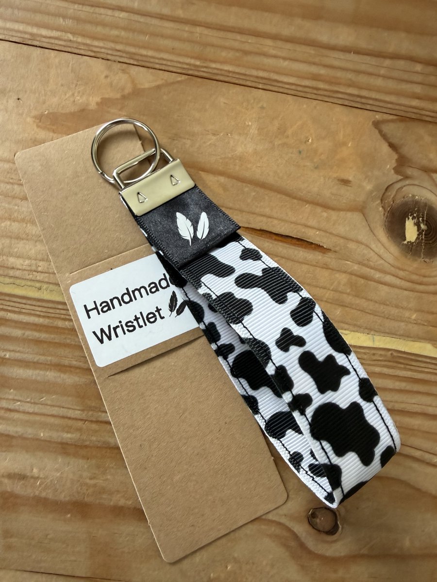 Animal Print Handmade Wristlet