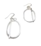 Sterling Silver Handmade Oval Hoop Earrings. Elegant & Timeless Design - Image 7