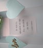 Romantic heart front fold card - Image 3