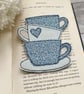 Bookmark, tea cup stack bookmark - Image 3