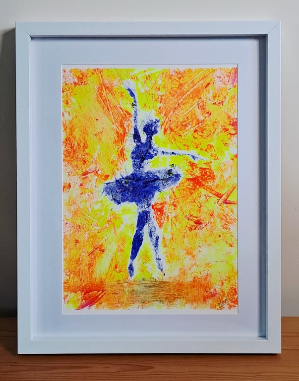 Dancing Girl – Original Abstract Figurative Acrylic Painting