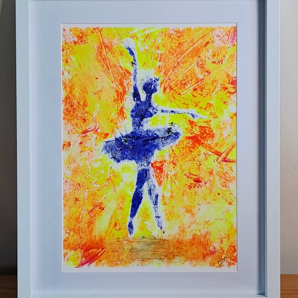 Dancing Girl – Original Abstract Figurative Acrylic Painting