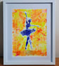 Dancing Girl – Original Abstract Figurative Acrylic Painting