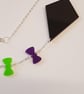 Let's go fly a kite Necklace - Multi Acrylic - Image 2