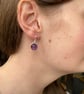 Amethyst Jewellery Set, Amethyst necklace, Amethyst earrings - Image 6