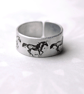 Horse Ring, Aluminium Adjustable Horse Ring,  - Image 3