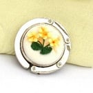 Handcrafted Primroses Bag Hanger,