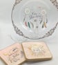 Set of 2 square wood coasters - Image 6