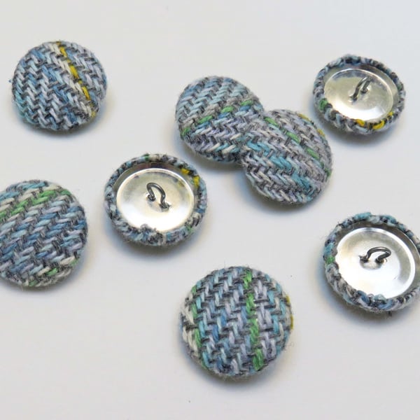 Sold - Grey Covered Buttons