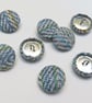 Sold - Grey Covered Buttons